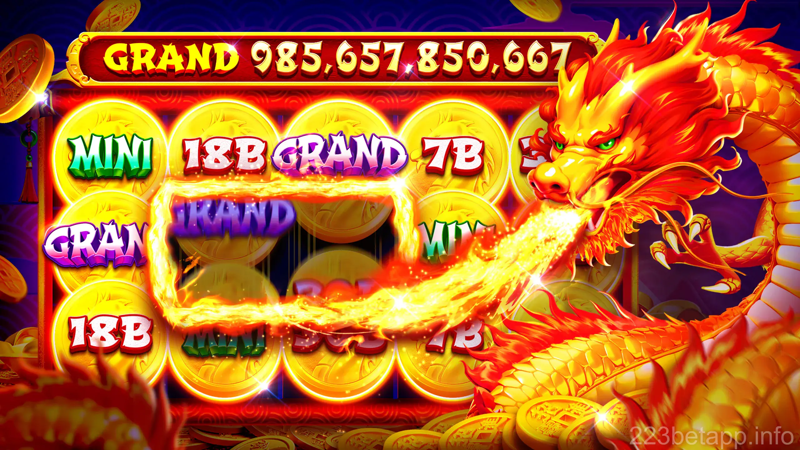 Interface de apostas do app 223bet